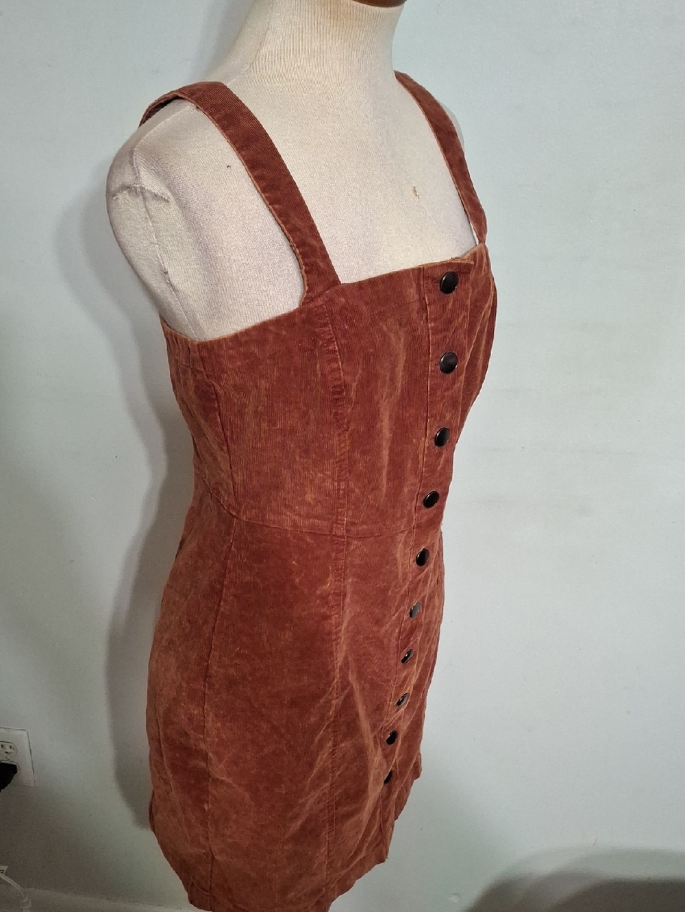 Aeropostale /Corduroy Button-Front Dress ๐๐ค- W Sz Medium - Picture 4 of 7